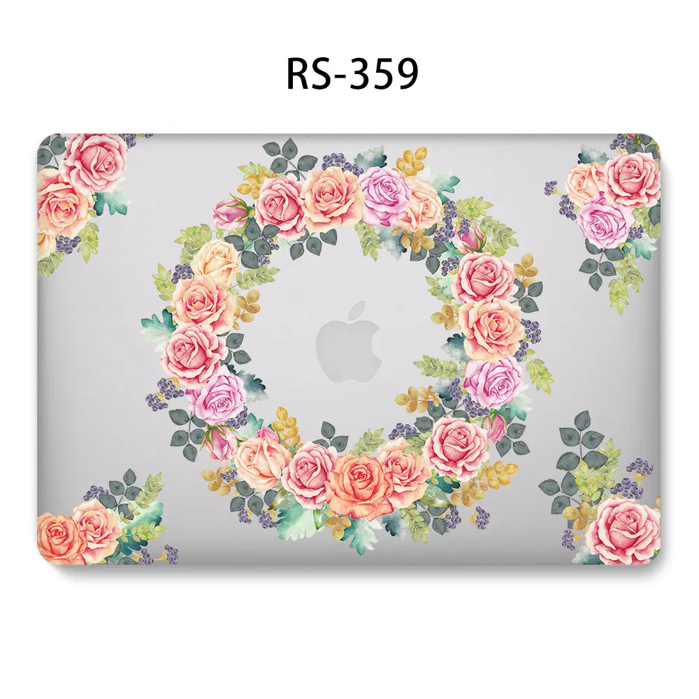Чехол для ноутбука macbook Touch ID Air 13 A1932 Air Pro retina 11 12 13 13,3 15 touch bar A2159 A1706 A1707+ крышка клавиатуры