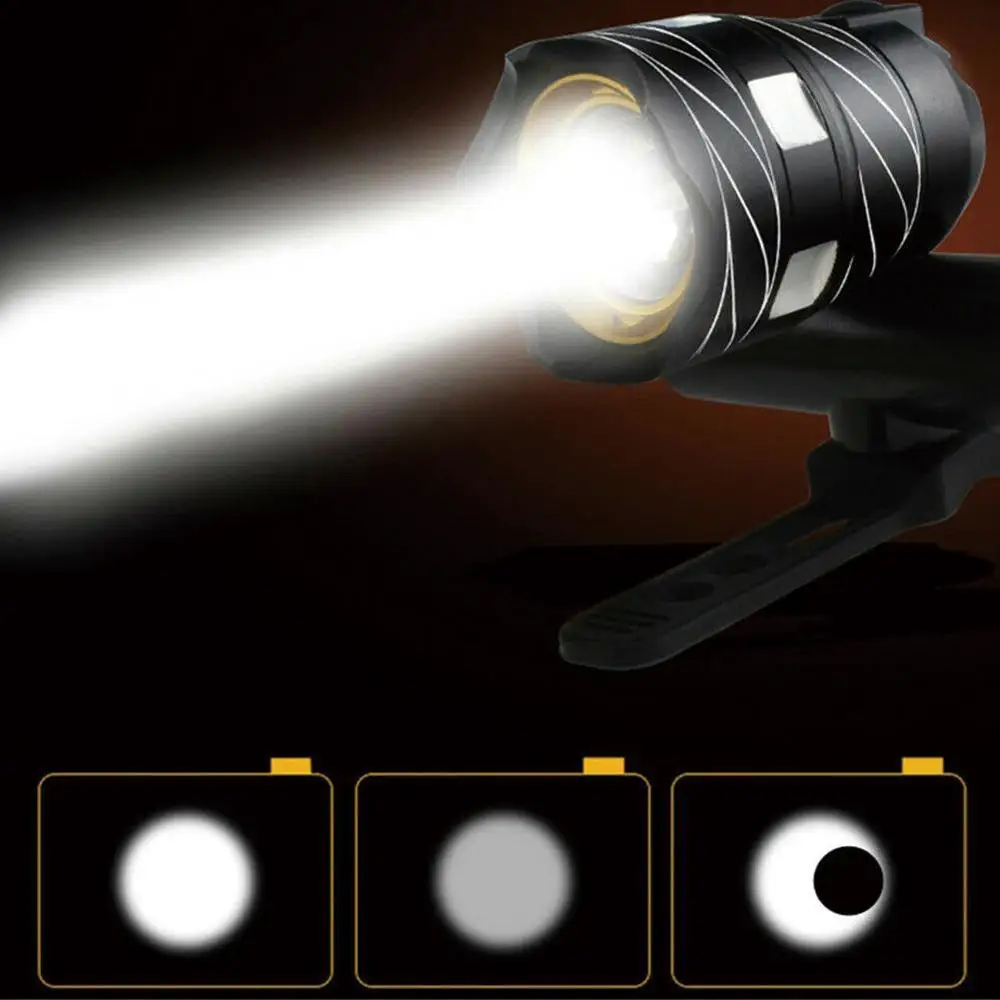 

USB Rechargeable LED Bicycle Light For Cycling Light Head Lamp Waterproof MTB Road Rear Lights