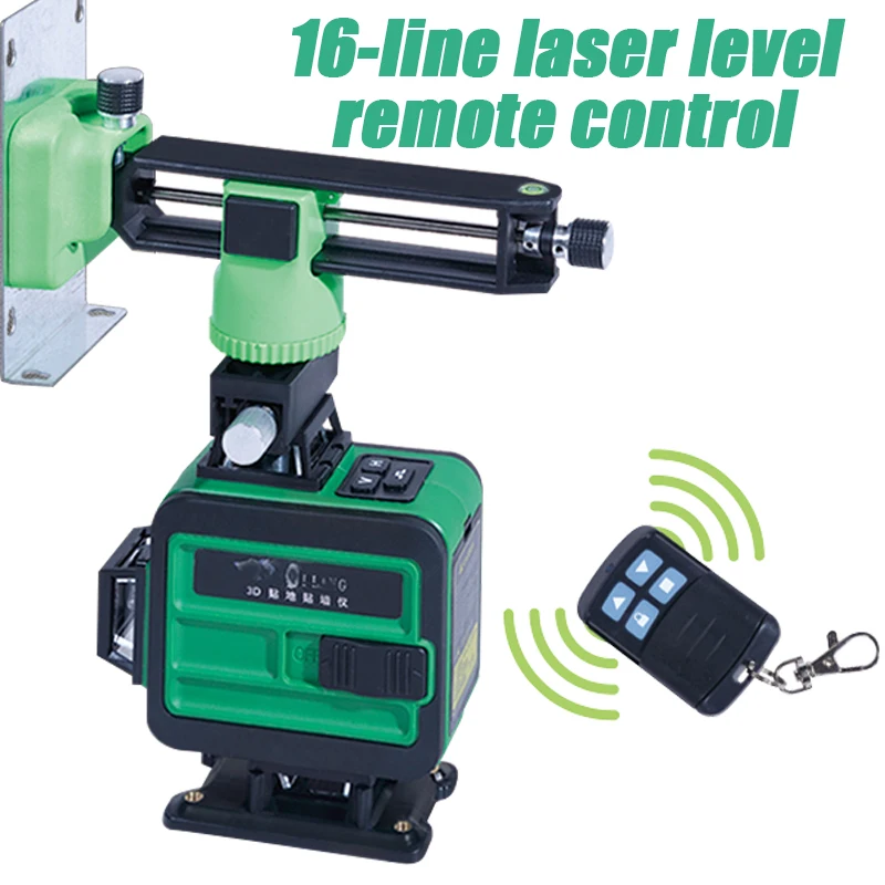 

3D Self-Leveling 360 Laser Level 16 Lines Horizontal And Vertical Super Powerful Laser Level Green Beam Laser Level Waterproof