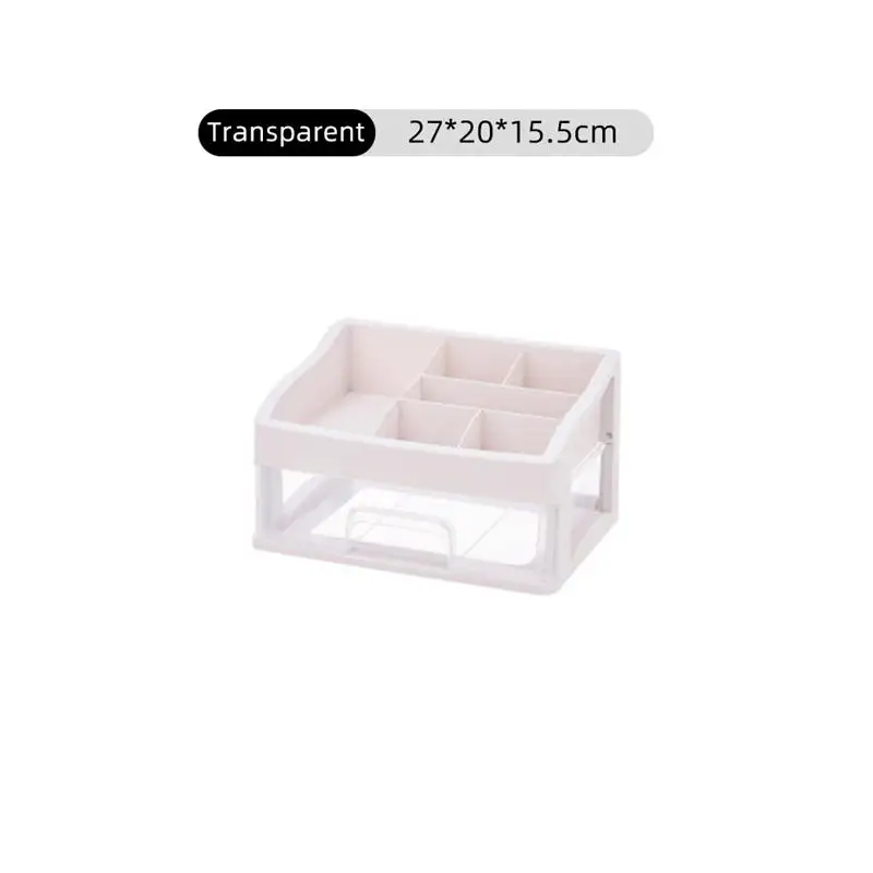 Large Cosmetic Makeup Drawers Storage Rack Box Skin Care Dressing Table Home School Desktop Jewelry Organizer Women Nail Casket - Цвет: 1