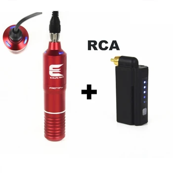 

professional Tattoo Kit Include LED Tattoo Machine Pen With RCA Mini Wireless Power For Tattoo Artist Free Shipping