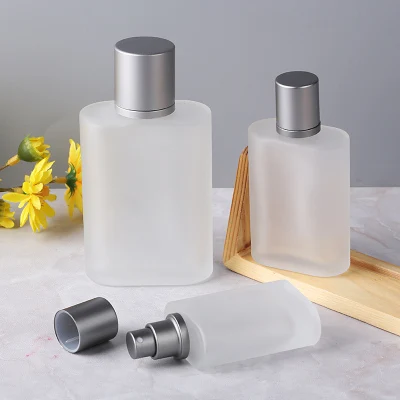 

30ml 50ml 100ml High-grade Perfume Bottle Aluminum Pump Sprayer Glass Perfume Atomizer Bottle Travel Empty Cosmetics Container