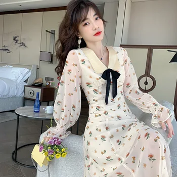

L France Non-mainstream Fresh Sweet Printed Skirt 2020 Autumn Clothing New