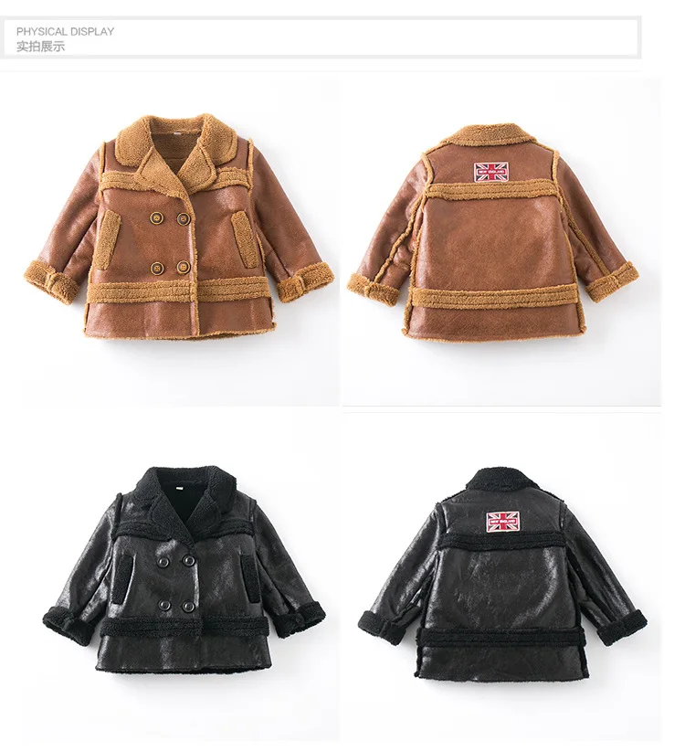 Зимнее пальто для мальчиков детские зимние плотные теплые куртки одежда