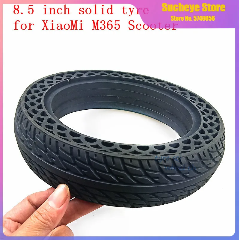 Honeycomb Explosion-proof 8.5 inch Solid Rubber Tire for M365 Electric Scooter 