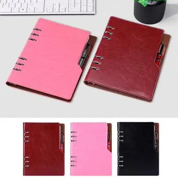 

A5 B5 Leather Loose-leaf Notebook Agenda 2020 Planner Binder Stationery Bullet Pocket Diary Organizer School Journal Person Q8R8