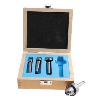 

4pcs Lathe Accessories Steel Wood Lathe Live Center Cup Arbor 2-3 / 4\"