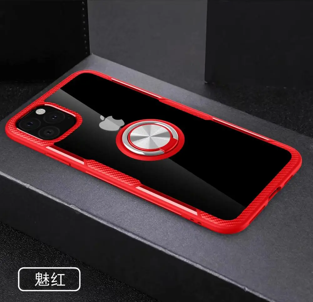 360 Ring Holder Finger Kickstand Case For iphone 11 PRO MAX XS max XR 7 8 6S PLUS Magnetic Car Mount Hard Shockproof Cover Coque |