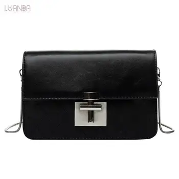 

Famous Brand Crossbody Bags For Girl Fashion Simple Designer Chain Shoulder Bag Women Messenger Bags Leather Flap Small Handbag