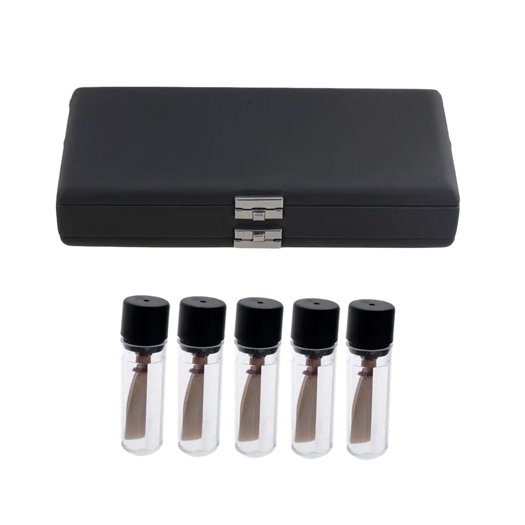 

5 Pcs Hardness Medium Bassoon Reed 2 Layers Oboe Reed Holder/ Box/Container