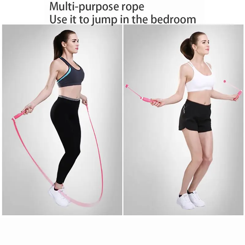 Fitness Jump Rope Ropeless Wireless Cordless Calorie Counter Electronic Counting Skip Ropes Women and Men Body Building Accessor