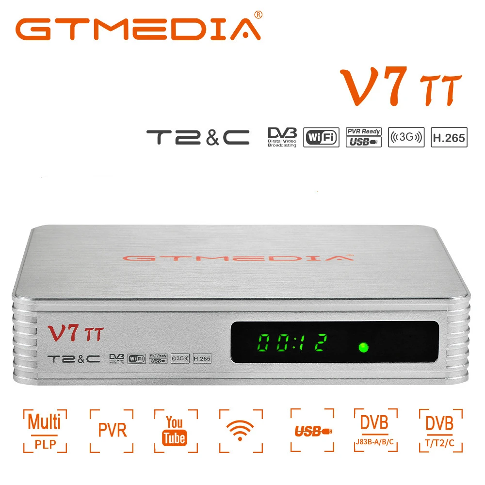 New Gtmedia V7 Tt Dvb T T2 Dvb C J b Satellite Receiver H 265 With Usb Wifi Tv Box Network Sharing 1080p For Europe Decoder Satellite Tv Receiver Aliexpress
