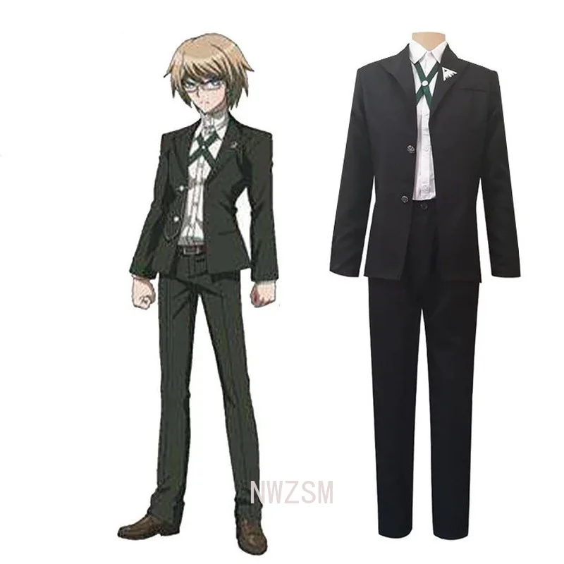 Костюм для косплея Byakuya Togami из данганронпа коричневая униформа куртка штаны