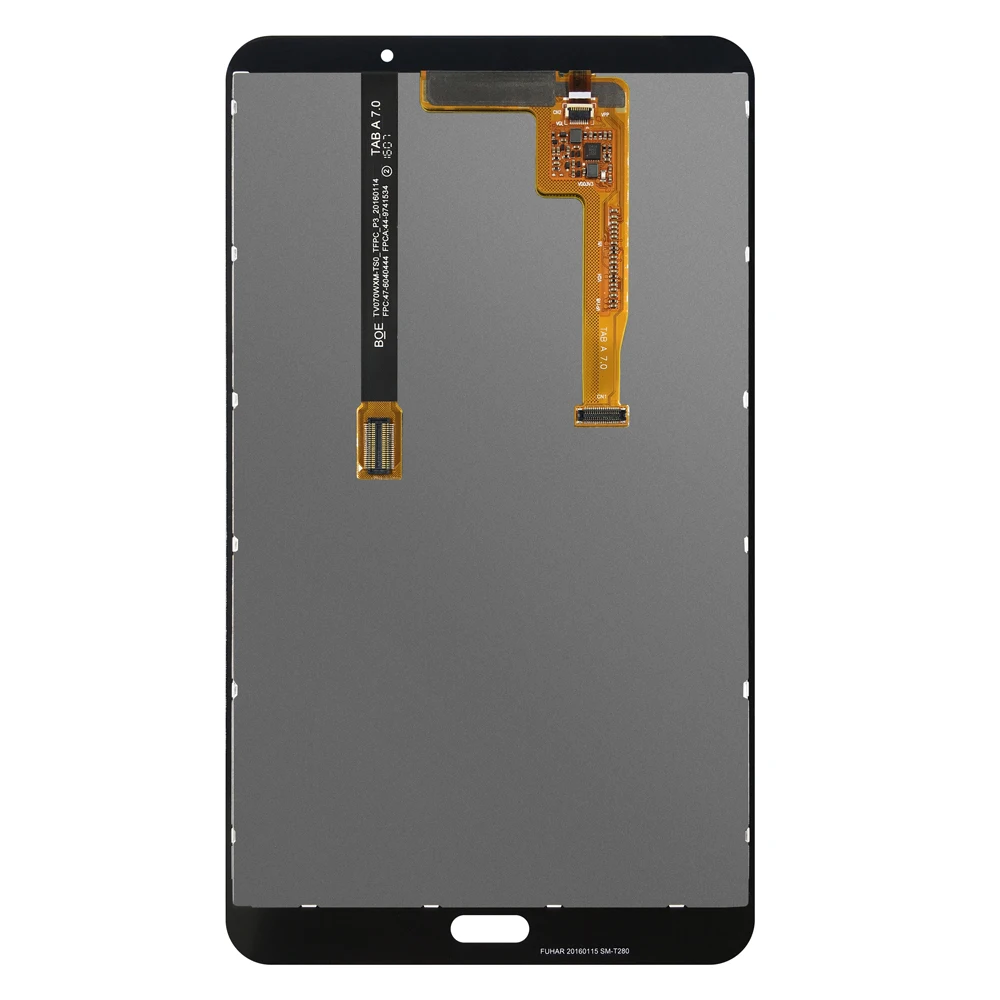 삼성 갤럭시 LCD 탭 A 7.0 2016 SM-T280 T280 T285 SM-T285 터치 스크린 디지타이저 어셈블리, T280 T285 디스플레이용, 로트당 5 개