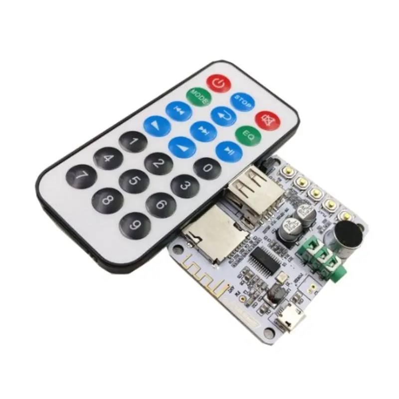 

1Set Wireless Bluetooth Audio Receiver Board Slot with USB TF Card Decoding Playback Preamp Stereo Music Module