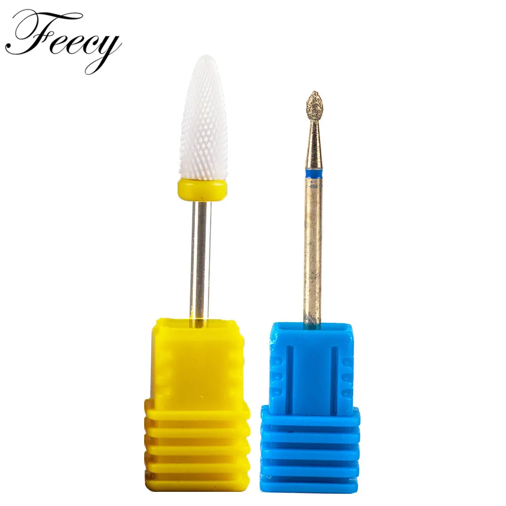 3T Yellow 5U C Фрезы для маникюра, фрезы для ногтей, фрезы для маникюра, фрезы для керамических ногтей, фрезы для педикюра - Цвет: 3T Yellow 5U C