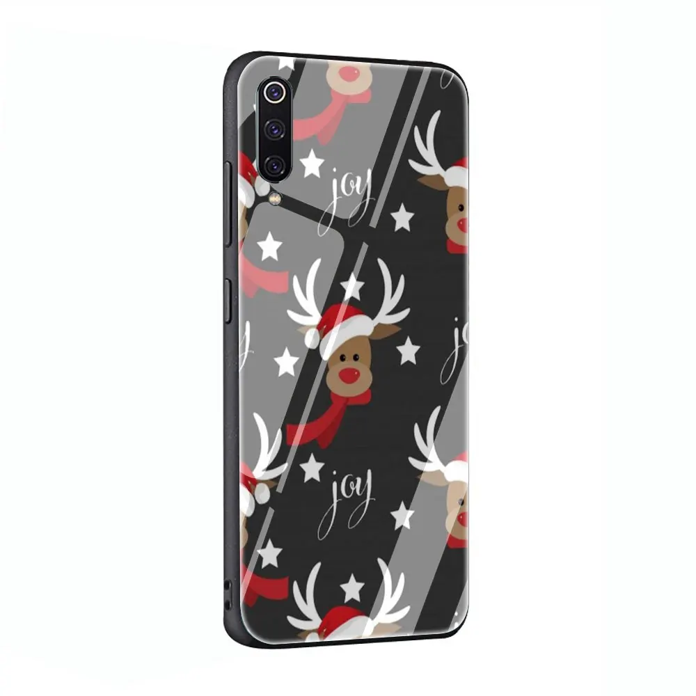 G2 Рождество закаленное Стекло чехол для телефона чехол для Xiaomi mi 8 9 A1 5X A2 6X Red mi 4X 6A Примечание 5 6 7 Pro Pocophone F1 - Цвет: G2