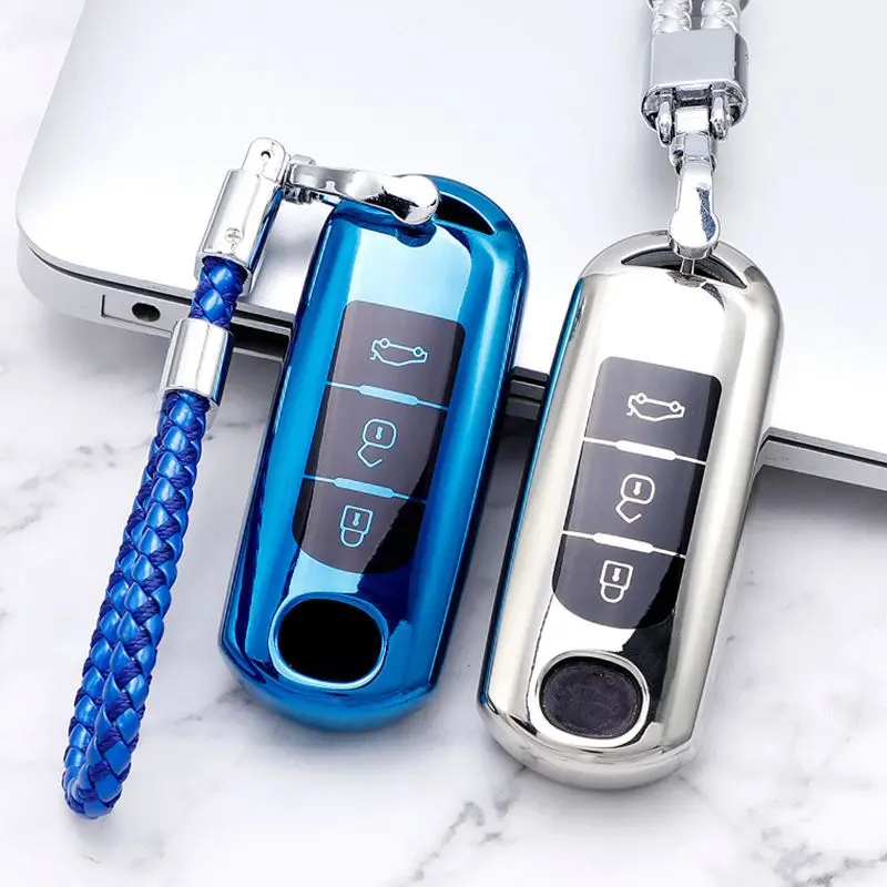 

Soft TPU car key case key cover For Mazda 2 3 5 6 Atenza Axela CX-3 CX-4 CX-5 CX-7 CX-9 MX-5 2/3/4 remote control key accessorie