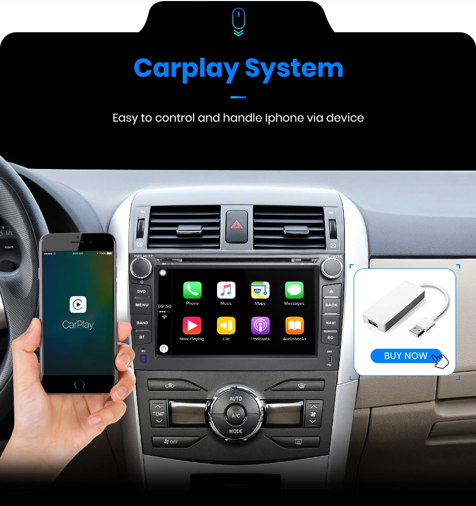 Junsun 4G+ 64G CarPlay DSP Android 8,1 автомобильный Радио Мультимедиа Стерео Аудио плеер gps 2 Din для hyundai Santa Fe 2 2006-2012 без DVD