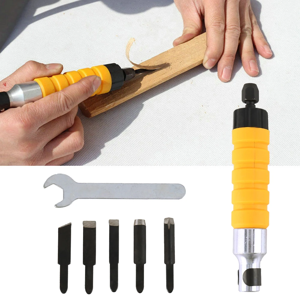 

Electric Woodworking Chisel Carving Knife Tool Soft Shaft Handle Chisel Carving Chisel Wood Carving Knife Table Grinding