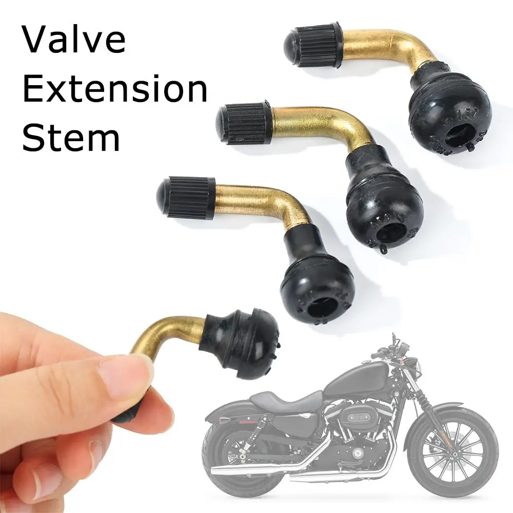 

Angle Bent Brass Air Tyre Valve Stem with Extension Adapter for Car Truck Motorcycle Cycling Accessories