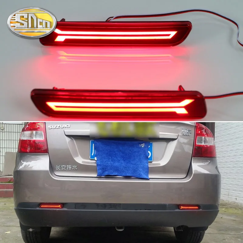 Для Suzuki Ertiga 2012-2017 Vitara 2015 2016 S-Cross SX4 2006-2017 Led задние тормозные огни бампер отражатель
