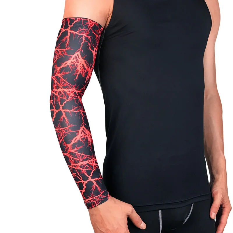 Sport Safety Elastic Gym Sport Basketball Arm Sleeve Elbow Protector Guard M-XL 
