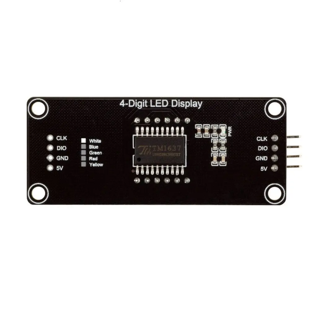 0 56 'дюймовый TM1637 4Bit цифровой светодиодный 7 сегментный дисплей с часами для