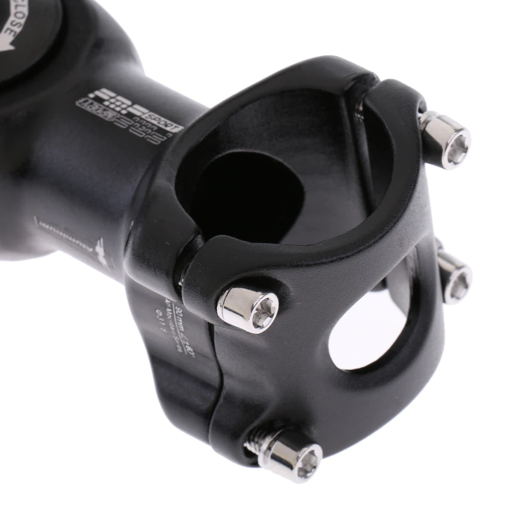 1 Piece Bicycle Stem MTB Mountain Bike Handlebar Stem Angle Adjustable 31.8 x 90mm Ensure Long Lifetime of Using