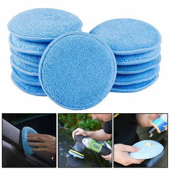 

Foam Sponge pad Sponge Polish Wax Auto Detailing Cleaning Pad 5" 12PCS