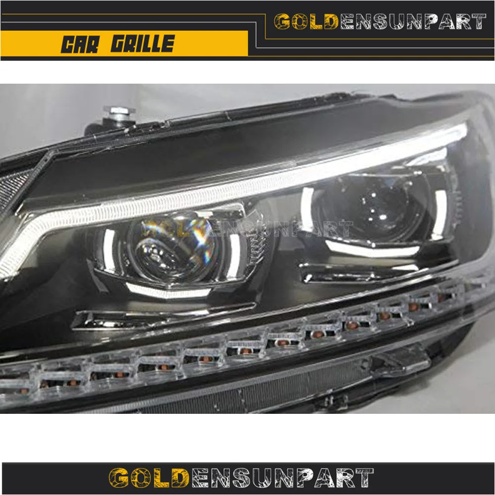 Фары в сборе 2011- биксеноновые линзы проектор светодиодный DRL Forvw для passat b7
