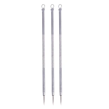 

3 pieces Facial Care Blackhead Remover Needle Cosmetic Tool Extractor