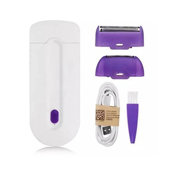 

Professional Painless UNISEX Electric Induction Laser Hair Removal Kit USB Charge Micro Hair Trimmer Bikini Body Hair Remover