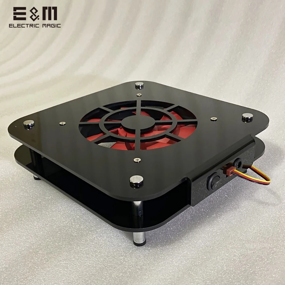 Skup Wentylator chłodzący podstawa rozpraszania ciepła zmodyfikuj ramkę na Mac Mini Radiator Overclock With12cm 14cm PCCOOLER cichy wentylator akrylowe podwozie