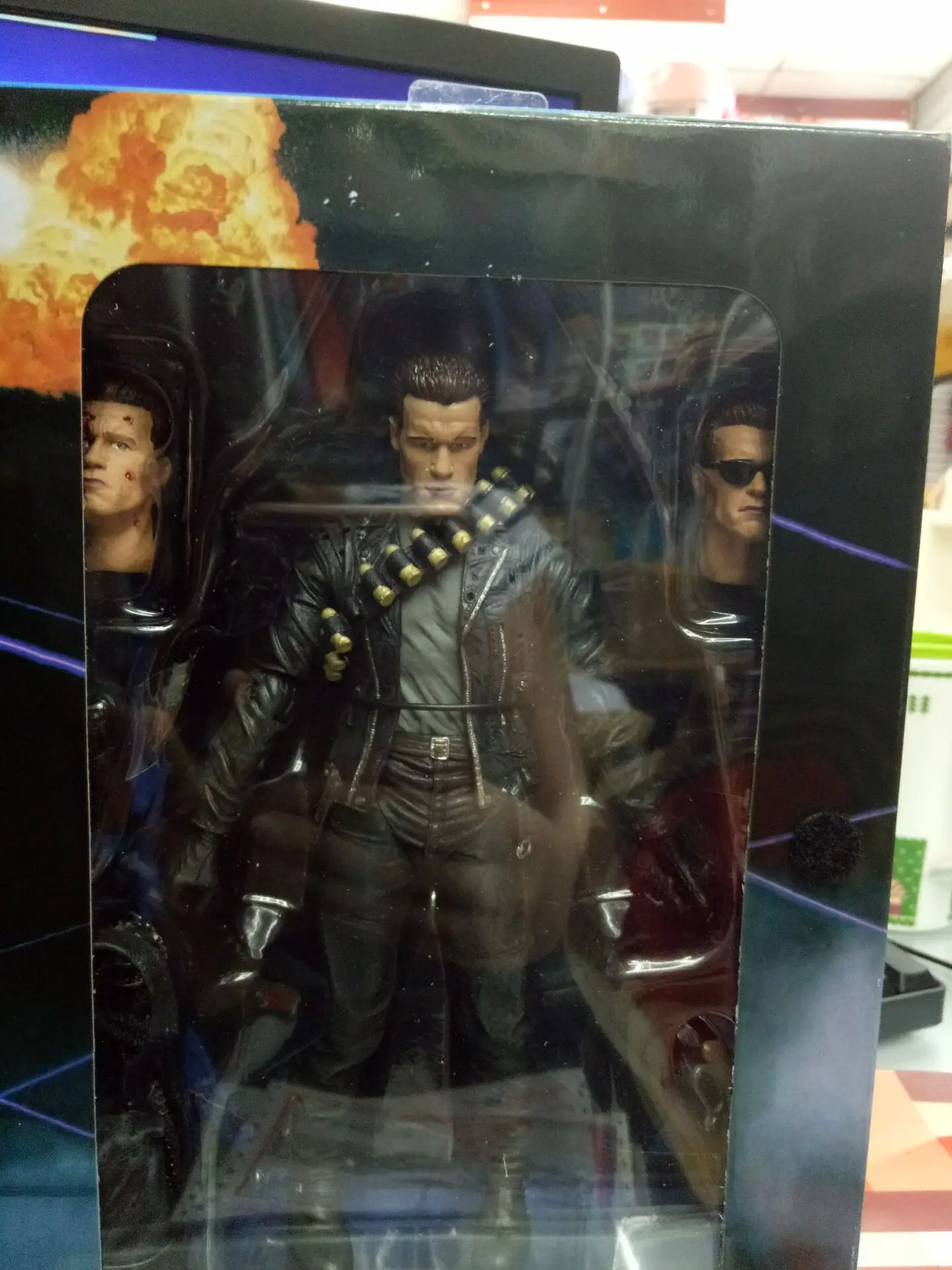 NECA Терминатор 2: Судный День T 800 Шварценеггер ПВХ фигурка Коллекционная модель