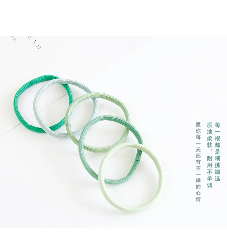 Южная Корея Девушки хипстер контрастный цвет градиент Hairband повязка для волос японский и корейский стиль для завязывания волос Резиновая лента Simpl