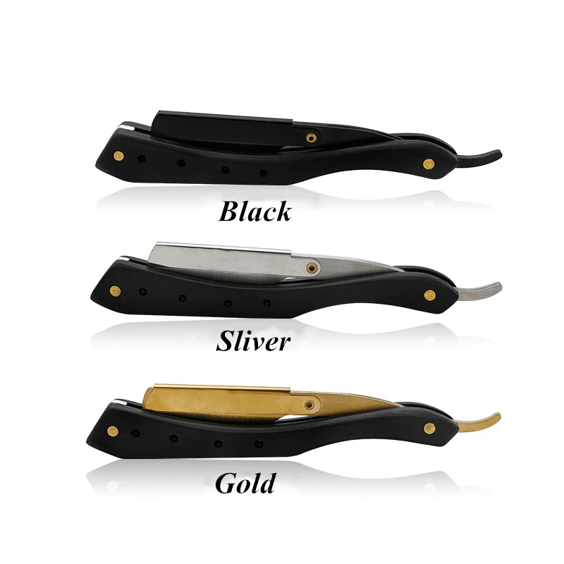 Ретро Нержавеющая сталь складной бритвы для бритья Ножи бровей скребок очистки