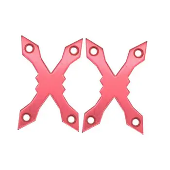 

2pcs Skateboard Deck Anti-Subsidence Pad Aluminium Alloy X-type Longboard Deck Protect Accessories