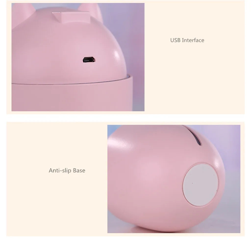 3 in 1 320mL Air Humidifier + Cooling Fan + Night light Lamp USB Electric Aroma Air Diffuser Ultrasonic air humidifier for Home