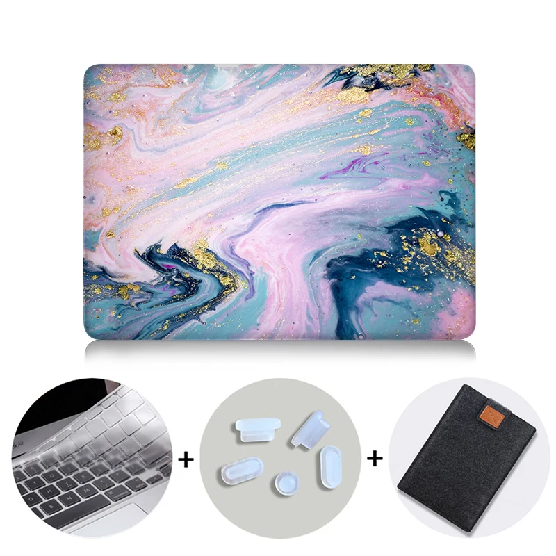 MB07 MTT чехол для Macbook Pro 13 15 с сенсорной панелью мраморный Жесткий Чехол для mac book Air Pro retina 11 12 13 15 дюймов чехол для ноутбука - Цвет: MB07