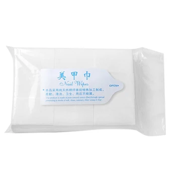 

600 Pcs/Bag Soft Section Cotton Nail Towel Gel Polish Remover Professional Salon Use Or Home Use Manicure Lint-Free Wipes Cotton