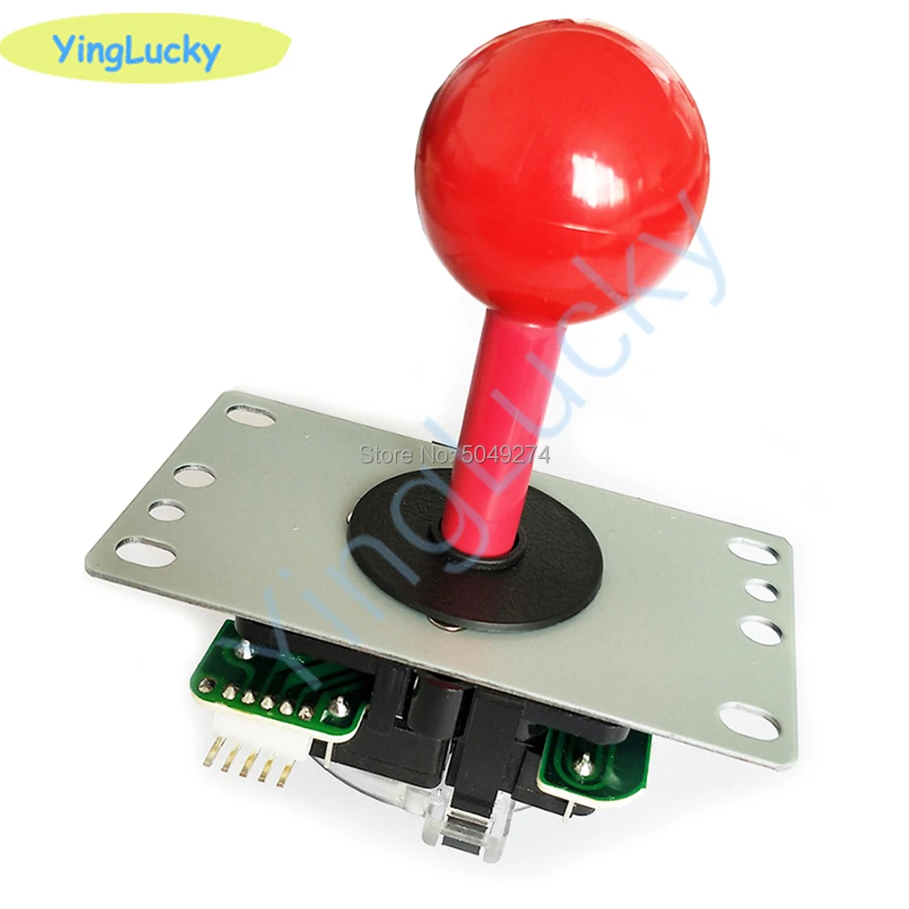 Yinglucky аркадный классический джойстик 4 способа 5 Pin DIY игровой красный шар боевой