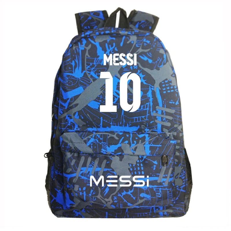 Высококачественный школьный рюкзак Messi, школьный рюкзак, модный рюкзак с новым рисунком для ноутбука, мужской и женский туристический рюкзак