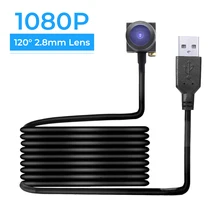 

1080P Web Endoscope Camera Microphone Invisible Protective Cover USB Camera Plug and Play for PC Video Game Laptop Desktop Mac