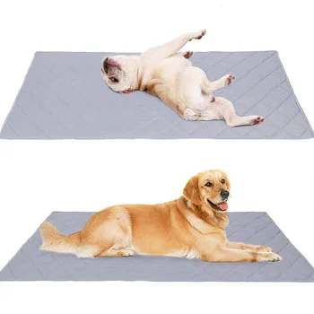 

Pet Dog Cooling Bed Mat Washable Ice Silk Self-Cooling Blanket Pad Dogs Cat Summer Cool Touch Soft Cats Puppy Deep Sleeping Bed