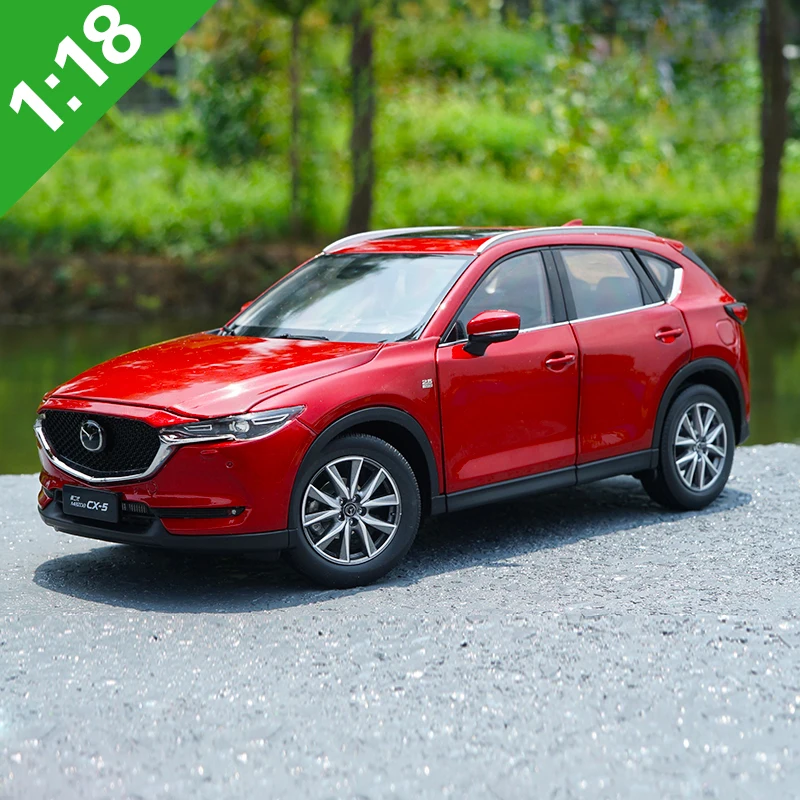 1:18 Высокая тщательная MAZDA 2018 CX 5 CX5 SUV сплав модель автомобиля статические