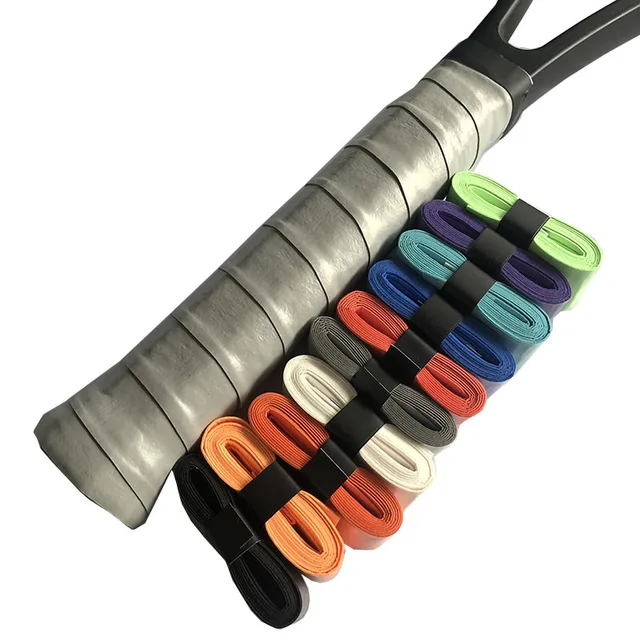 Durable and sweat-absorbent flat sticky tennis racket overgrip for all ages