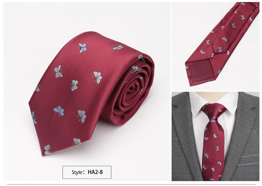 Мужские галстуки Роскошные обтягивающие галстуки для мужчин Gravata жаккардовые галстуки бизнес мужские свадебные платья полосатые модные