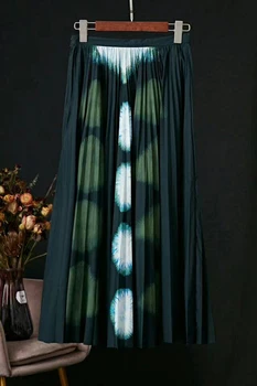 

100% Cotton Skirt Print Skirt Women Fashion New Women's Style Slim Casual Skirt