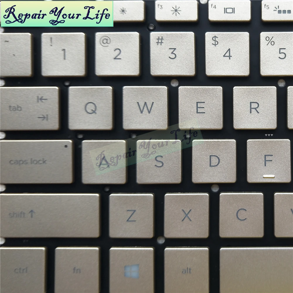 Teclado para Laptop hp Envy X360 15m 15-bp 15-bp015 15-bw 250 g6 com Retroiluminado Dourado 9090320-xua - Imagem 3